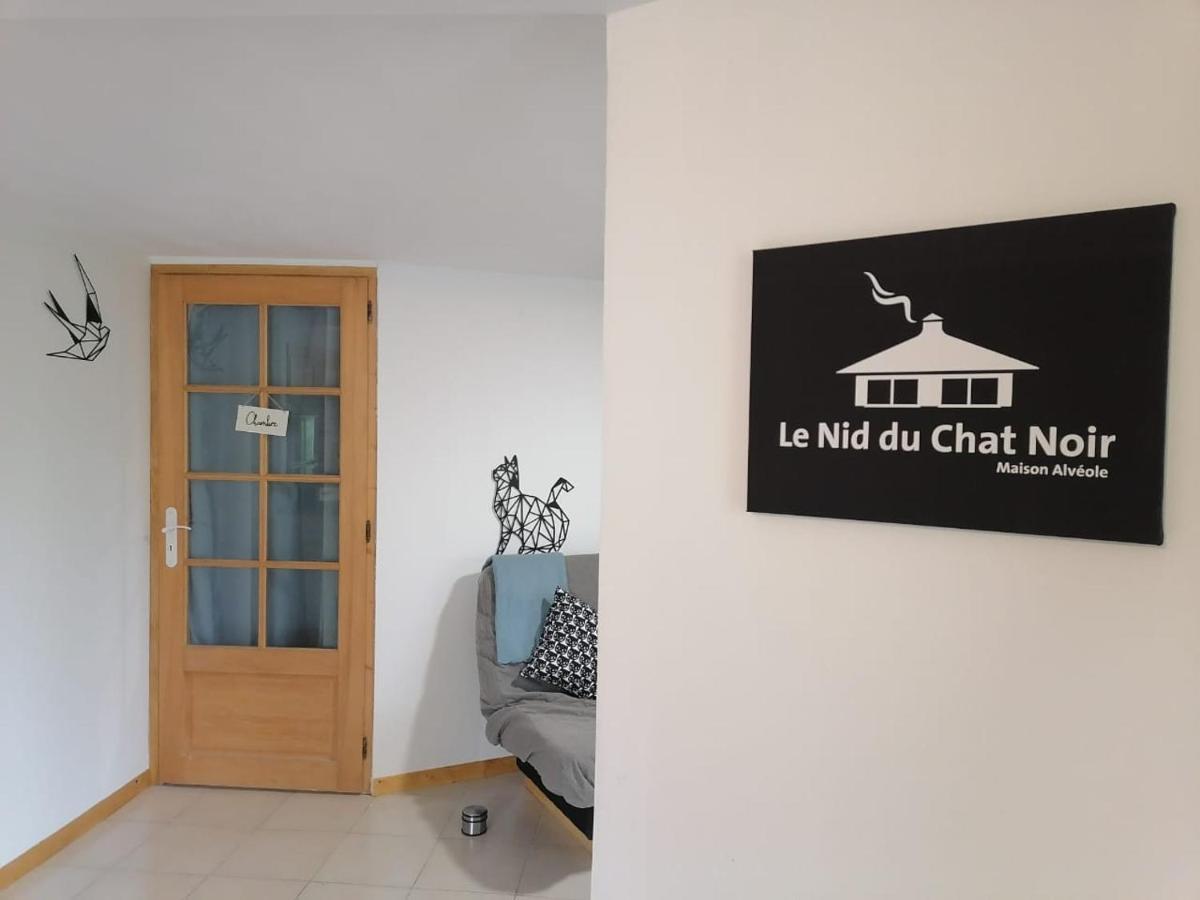 Le Nid Du Chat Noir - Maison Alveole Bed And Books Sciez Eksteriør billede